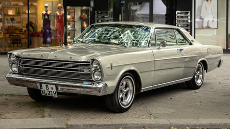 BERLIN - MAY 04, 2024: The full-size car Ford Galaxie 500. Classic Days Berlin 2024.のeditorial素材