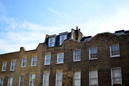 old traditional british building in londonの写真素材