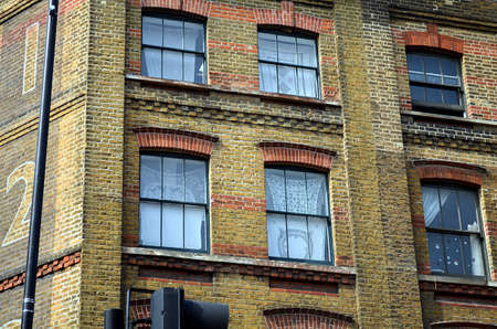 old traditional british building in londonの写真素材