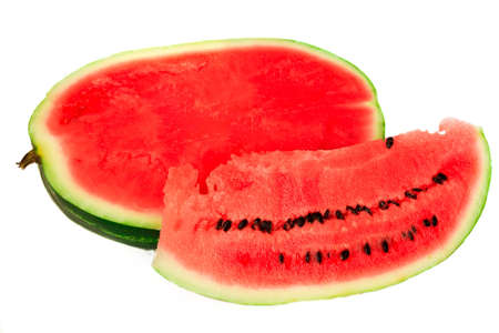 The picture shows a watermelonの写真素材