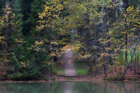 Pictured Reserve Abramtsevo, the bridge is in the reserve.