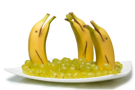 The photograph shows the fruits on white backgroundの写真素材