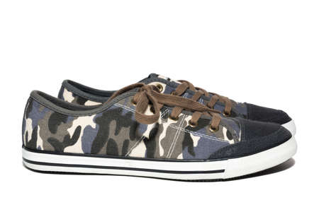 The photo shows the shoes on a white backgroundの写真素材