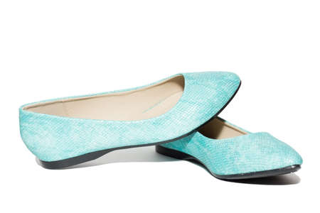 The photo shows the shoes on a white backgroundの写真素材