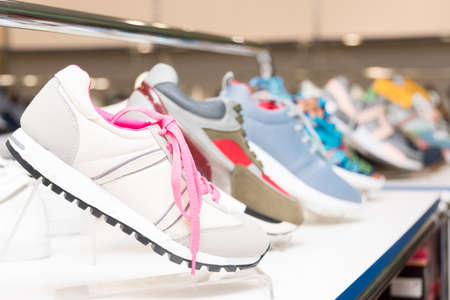 The photo shows the shoes the storeの写真素材