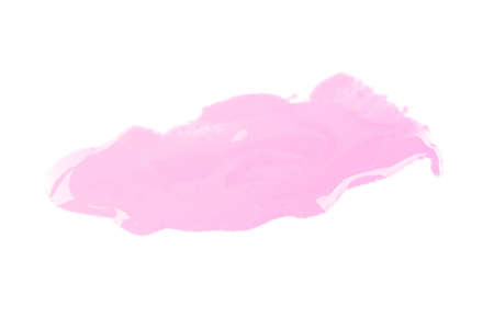 Blot of nail polish isolated on white backgroundの写真素材