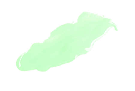 Blot of nail polish isolated on white backgroundの写真素材