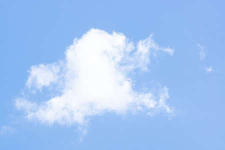 blue sky background with tiny clouds, cloud on blue skyの写真素材