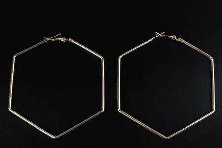 Diamond jewelry earrings, luxury silver and gold earrings with diamonds, sapphires in black...