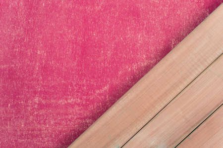 New wooden background and Beautiful clean PINK texture table