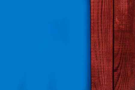 New wooden background and Beautiful clean BLUE texture table