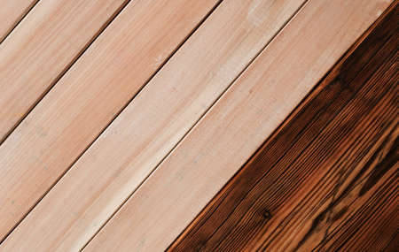 Old oak and new wooden background texture