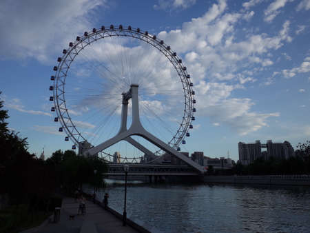 The Ferris wheel , 
Eye of Tianjinのeditorial素材