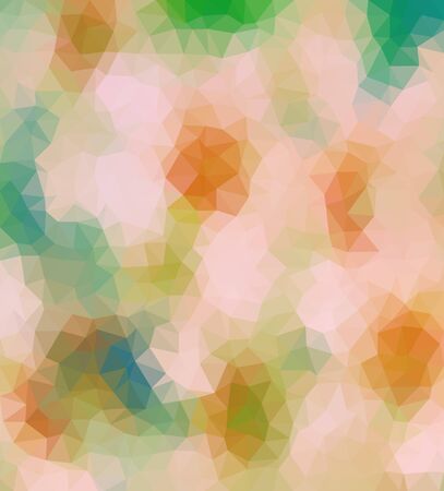 Multicolor polygonal illustration with triangle. Geometric background.の写真素材