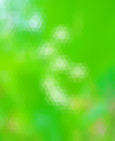 Green polygonal illustration with triangle. Geometric background.の写真素材