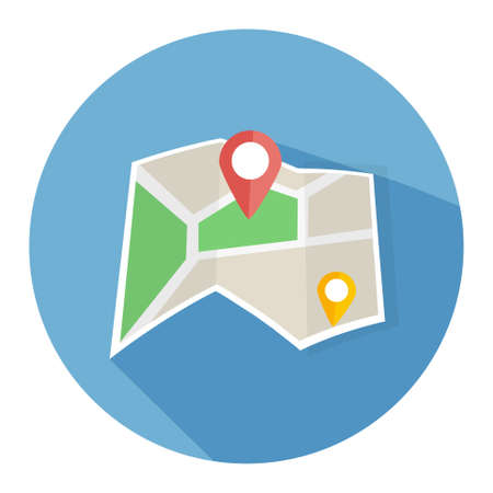 navigation iconのイラスト素材
