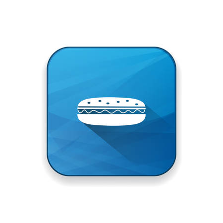 hotdog  iconのイラスト素材