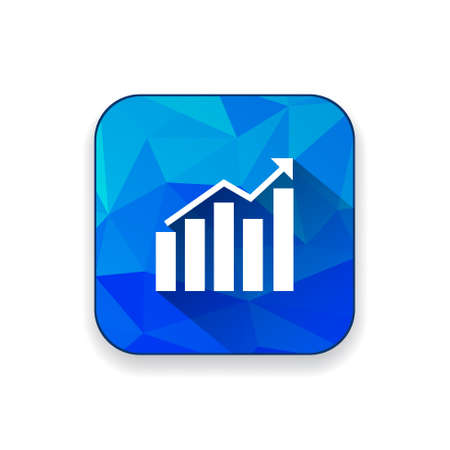 chart bar iconのイラスト素材