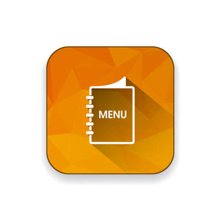 restaurant menu  iconのイラスト素材