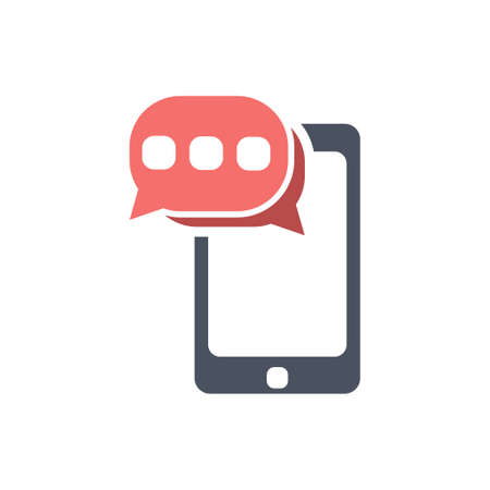 sms icon - phone message -mail symbolのイラスト素材