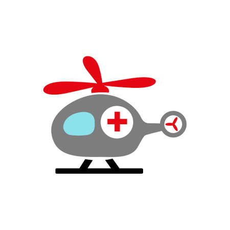 ambulance helicopter  iconのイラスト素材