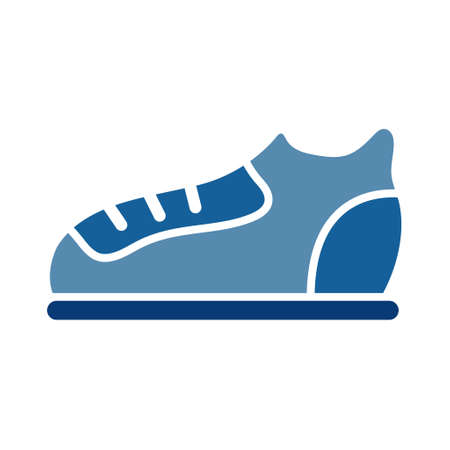 running shoes iconのイラスト素材