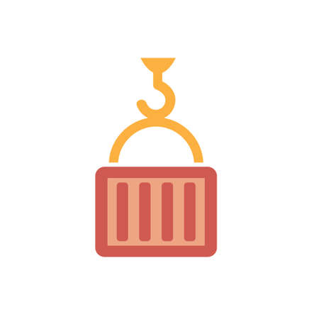 lifting container iconのイラスト素材