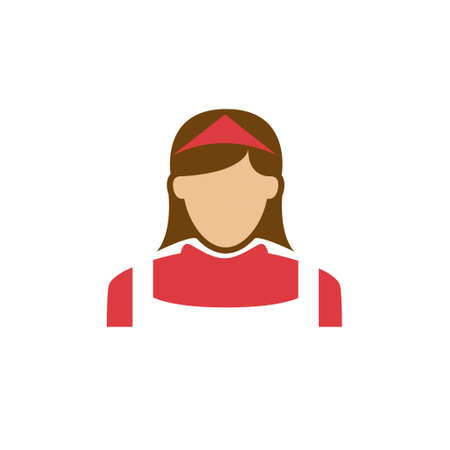 vector servant iconのイラスト素材