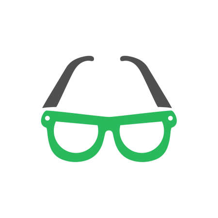 optics icon - vector glassesのイラスト素材