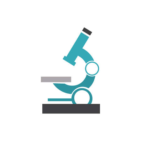 vector microscope iconのイラスト素材