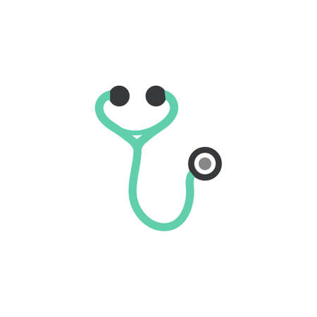 stethoscope medical iconのイラスト素材