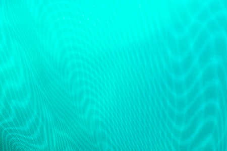 abstract background: unique wavy overlay pattern of two grids, blur and tint in a light turquoise...