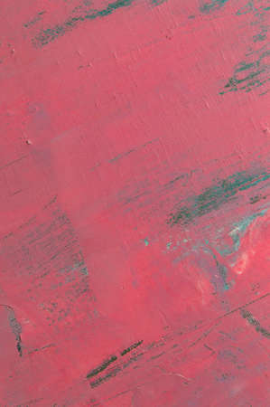 Abstract creative background: chaotic stains of oil paint on linen canvas with tonal priming