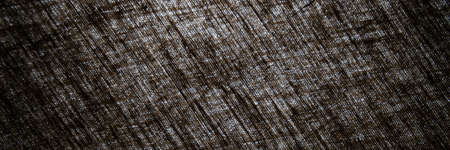 abstract rough dark background linen natural fabric, short focus