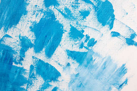 creative background, stain of colored primer rubbed on the surface of a linen canvas, temporary...