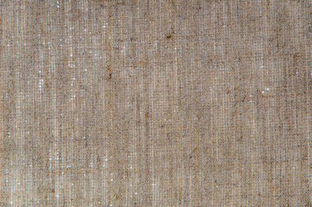 simple linen background: the reverse side of the primed canvas stretched over the frame, close, toningの写真素材