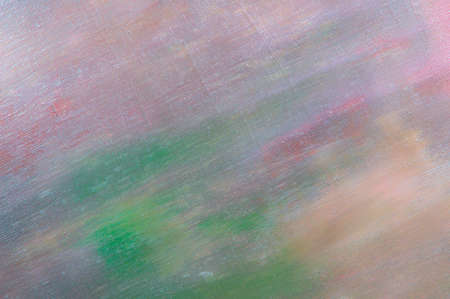 abstract colored creative background - rough linen canvas unevenly covered with multi-colored...