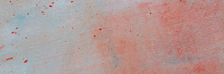 abstract creative background: multicolored blurred spots of colored primer when toning the canvas, temporary object.の写真素材