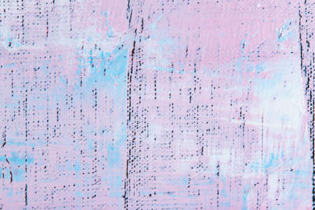 abstract grunge background: rough linen canvas thinly coated with light tinted primer, short focus,...