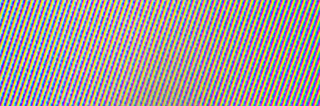 abstract rainbow digital background overlay matrices, blur, moire, waves and color gradient, tone transitionの写真素材