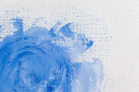 creative background, stain of colored primer rubbed on the surface of a linen canvas, temporary object, close, toningの写真素材