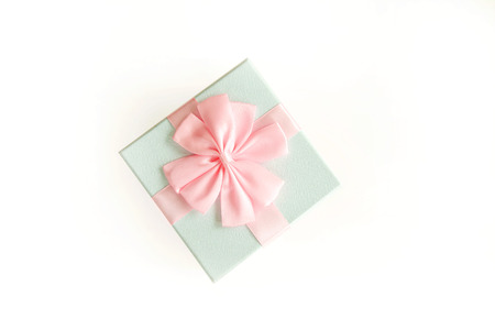 Gift box isolated on white backgroundの写真素材