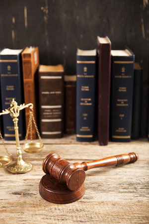 Law and justice conceptの写真素材