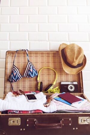 Travel concept on white background