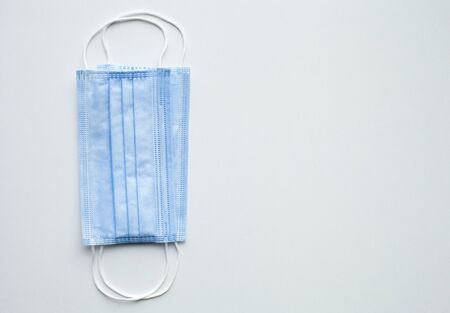 Doctor mask and corona virus protection isolated on a white background.
