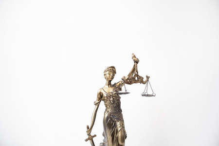 The Statue of Justice symbol, legal law concept imageの写真素材