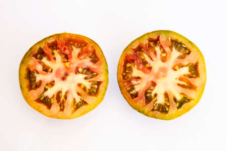 Tomatoes isolated on white background.の写真素材