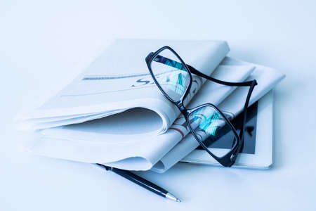 Pink measuring tape isolated on white background.の写真素材