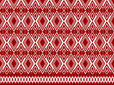 Bright ethnic abstract background. Seamless pattern with symmetric geometric ornament. Ornamental vivid wallpaper. Vector illustrationのイラスト素材