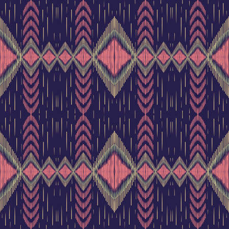 Abstract, Fabric Morocco, geometric ethnic pattern seamless flower color oriental. Background,...